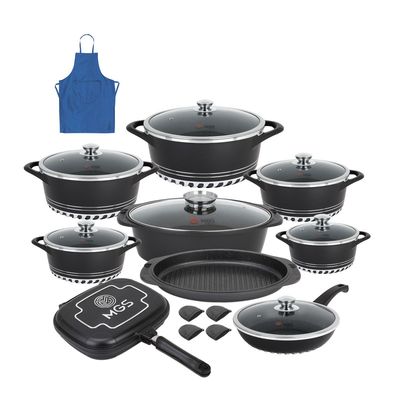 سرویس پخت و پز 22 پارچه طرح ایتالیا C ام جی اس مدل IC2213