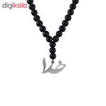 گردنبند مردانه مهره ای طرح خدا کد G101*552