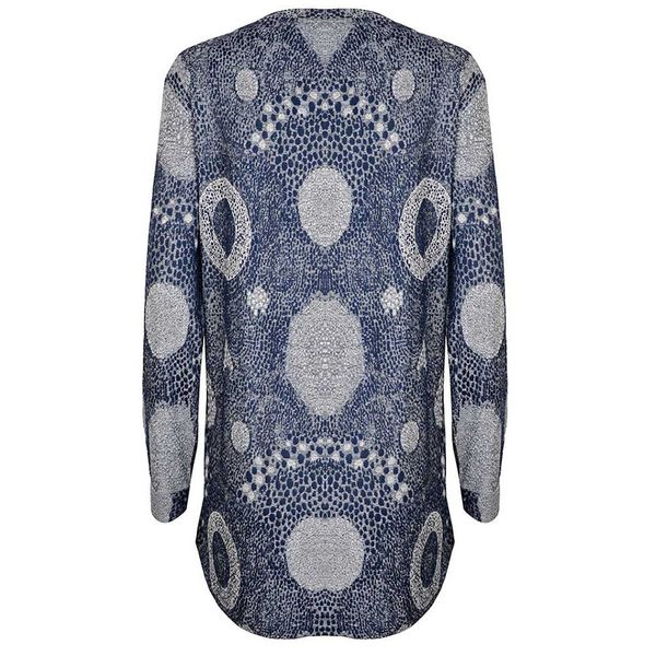 تونیک زنانه مدل 256003014 ژاکارد رنگ سرمه ای