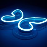 چراغ تزیینی مدل تابلو نئون طرح پروانه