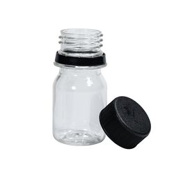 بطری مدل گرد شفاف 30cc با درب پلمپ شونده