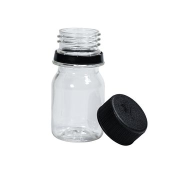 بطری مدل گرد شفاف 30cc با درب پلمپ شونده