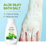 نمک حمام سادور مدل ALOE VERA SILKY وزن 430 گرم