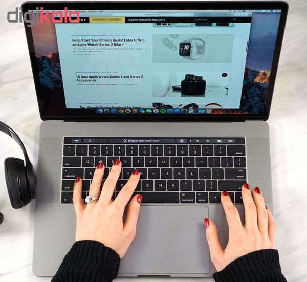 لپ تاپ 15 اینچی اپل مدل MacBook Pro MR942 2018  کار کرده همراه با تاچ بار