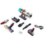 جارو شارژی عصایی دایسون مدل Gen5detect با موتور دیجیتالی 280 وات هوا، باتری 3800 میلی‌آمپر‌ساعت با عمر تا 70 دقیقه، فیلتر HEPA ض