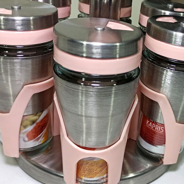 ست جا ادویه 6 پارچه کاپریس مدل پارادایس کد 01