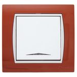 کلید تک پل پارت الکتریک مدل آذین کد 5001W4011