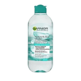 میسلار واتر حاوی هیالورونیک اسید و آلوئه ورا گارنیر Garnier Hyaluronik Aloe Micellar Water 400Ml