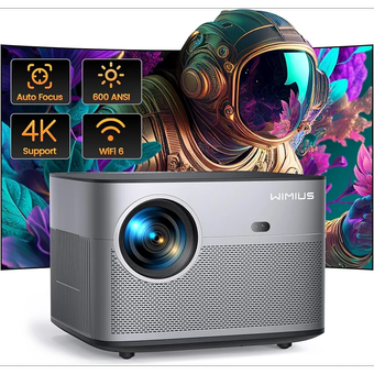 ویدئو پروژکتور هوشمند WiMiUS P64 پشتیبانی 4K و فوکوس خودکار