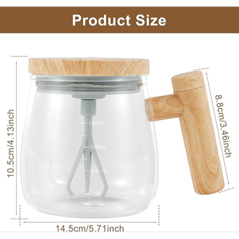 لیوان شیشه ای و ماگ پیرکس همزن دار