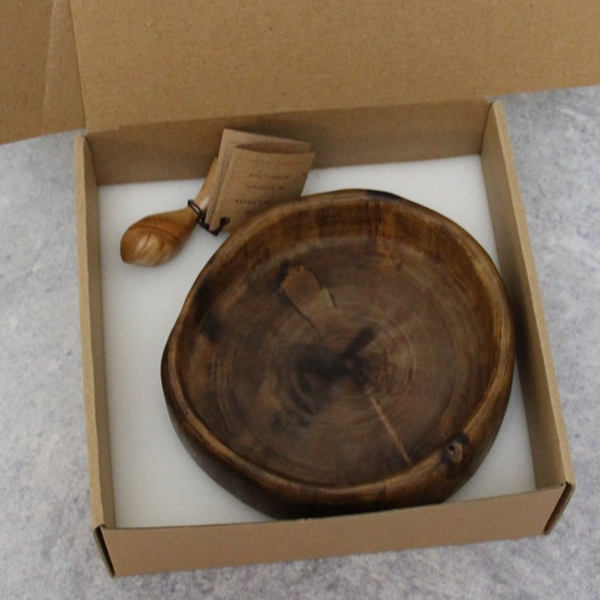 ظرف چوب طبیعی کوچک