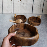 ظرف چوب طبیعی کوچک