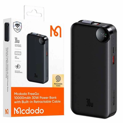 پاوربانک PD و فست شارژ Mcdodo 10000mAh مدل MC-387 30W - مشکی...