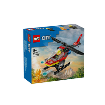 لگو سری City مدل Fire Rescue Helicopter کد 60411