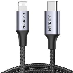 کابل شارژ آیفون یوگرین مدل US304-60759  لایتنینگ به USB-C طول 1 متر دارای MFi