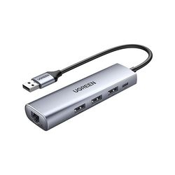 هاب 4 پورت USB 3.0 یوگرین مدل 60812-CM266 با پورت LAN