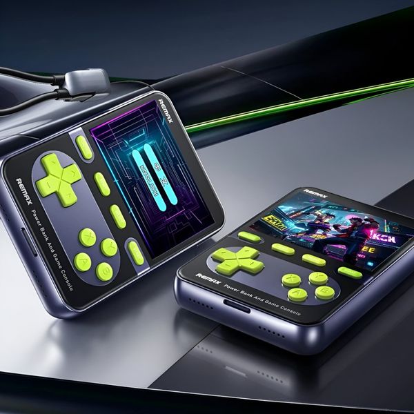 پاوربانک 10000 میلی‌آمپر و کنسول بازی ریمکس مدل Remax FCP-13