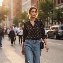 شومیز مشکی وارداتی