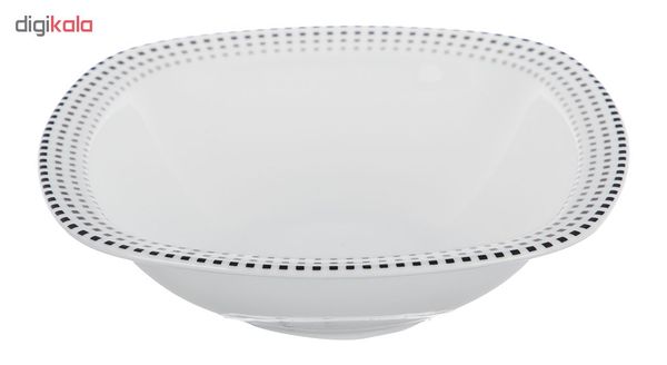 سرویس غذاخوری 27 پارچه چینی زرین ایران مدل کواترو مون بلان درجه 3							