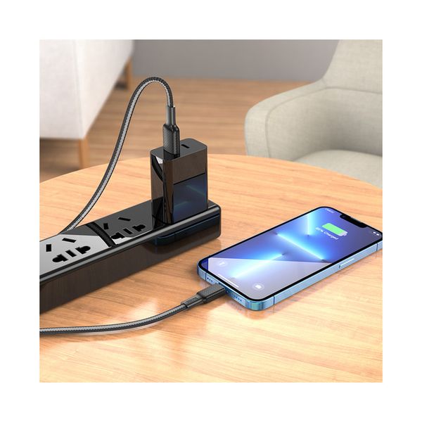 کابل تبدیل USB به لایتنینگ  هوکو مدل X69 ANTI-WINDING طول 1 متر