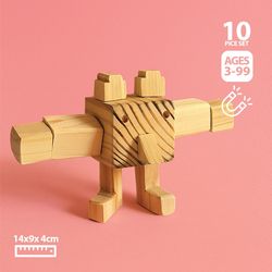 اسباب بازی چوبی مگنتی طرح جغد