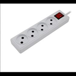چهار خانه بدون ارت وندا الکتریک با کابل 1.8 متری
