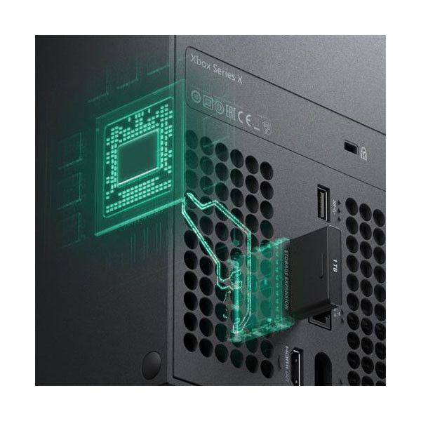 کنسول بازی مایکروسافت مدل Xbox Series X ظرفیت 1 ترابایت به همراه دسته اضافی