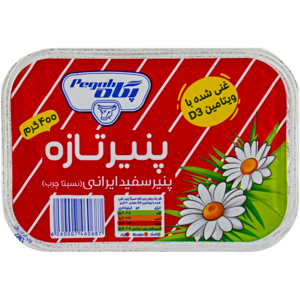 پنیر سفید نیم چرب حاوی ویتامین D3 پگاه 400 گرمی