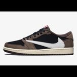 کتونی نایک جردن تراویس قهوه ای موکا Air Jordan 1 Low