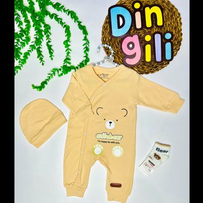 سرهمی به همراه کلاه طرح تدی