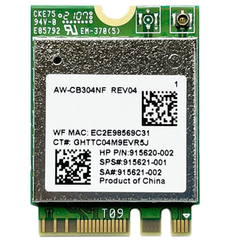 کارت وایرلس لپ تاپ Realtek RTL8821CE 802.11ac AW-CB304NF M.2