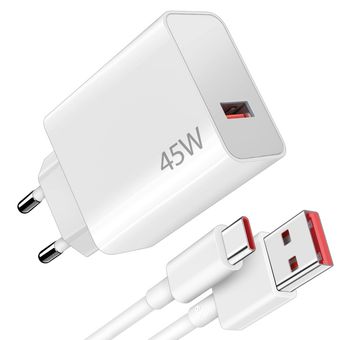 شارژر دیواری شیائومی مدل شارژر 45w به همراه کابل usb-c سر جعبه - گارانتی دار