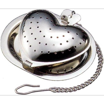 صافی چای انبری استیل طرح قلب (دمنوش ساز عاشقانه)