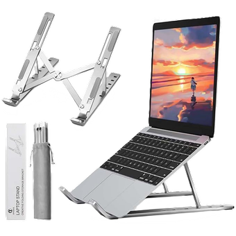 پایه تاشو لپتاپ فلزی آلومینیومی