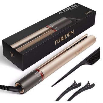 اتو مو سرامیکی حرفه ای 2 در 1 Hair Straighteners for Women, FURIDEN 2 in 1 Hair Straightener and Curler