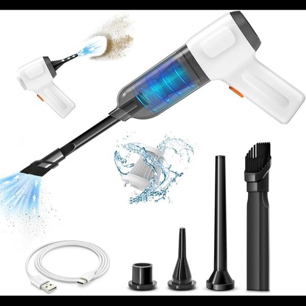 جارو دستی شارژی  | نظافت سریع و بی‌دردسر برای ماشین، میز و خانه