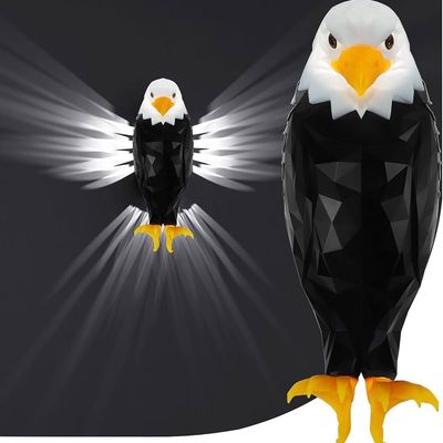 چراغ خواب دیواری سه‌بعدی طرح عقاب