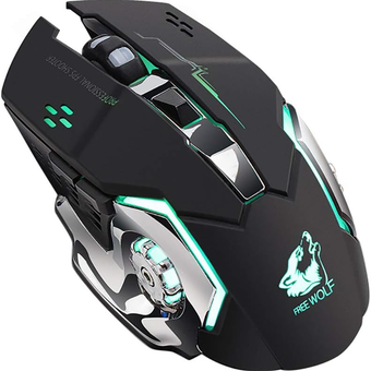 ماوس بی سیم مخصوص بازی (گیمینگ) شارژی بی صدا Cool Light مدل Effects silent