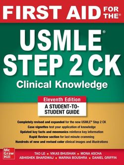 First Aid for the USMLE Step 2 CK, Eleventh Edition 2023