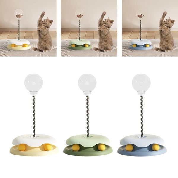 اسباب بازی برج بازی تشویقی خور گربه / Cats leaking food toy with ball track