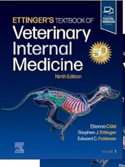Ettinger's Textbook of Veterinary Internal Medicine + DVD 2025