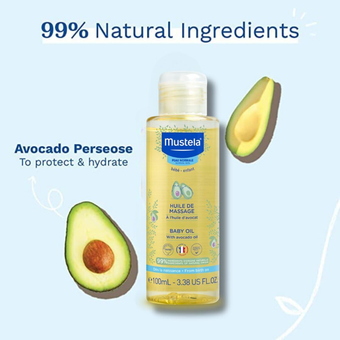 روغن ماساژ کودک موستلا حجم 100میل Mustela