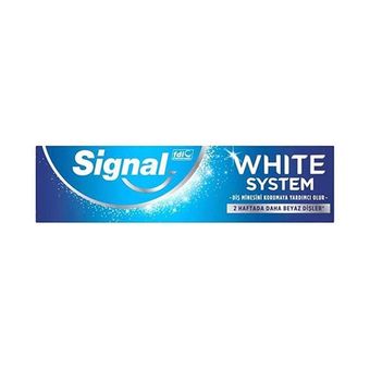 خمیر دندان سفید کننده سری white system سیگنال 75 میل