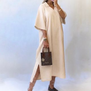 پیراهن Linen basic