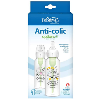 شیشه شیر 250 میل  باریک دکتر براونز Dr Brown’s کد 82042