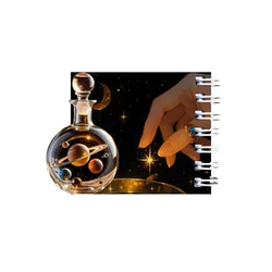 دفترچه یادداشت 25 برگ مدل آفرینش بسته 8 عددی