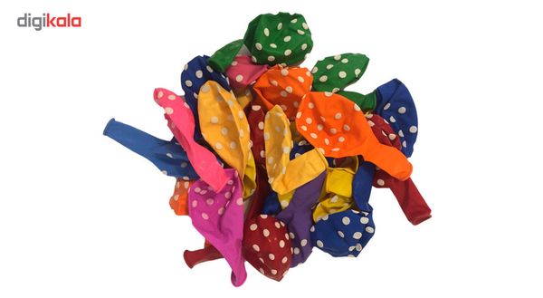 بادکنک لاتکس مدل خالدار بسته 10 عددی