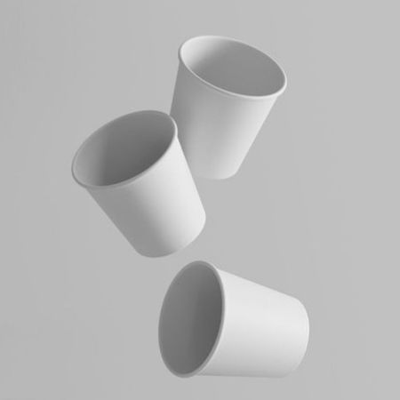 لیوان سه جداره سفید  220 سی سی  1000عددی