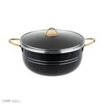 سرویس پخت و پز 14 پارچه هلنا طرح چدن مدل لانه زنبوری