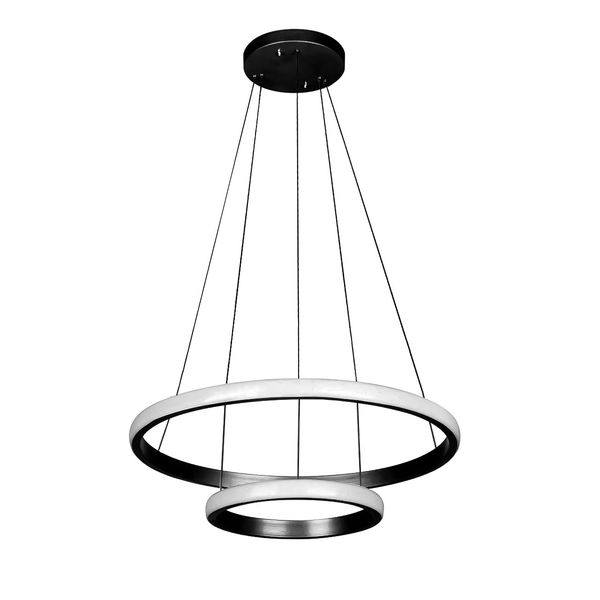 لوستر مدرن دو حلقه